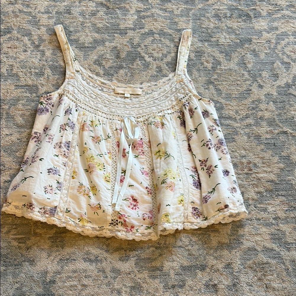 Floral Sleeveless Top
